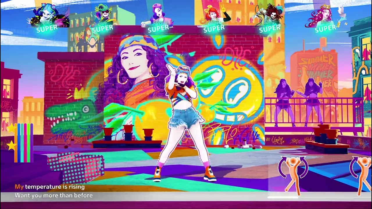 Just Dance 2024 Edition : Whine Up By Kat DeLuna ft. Elephant Man (Gameplay 6 Players) (JD24 SKIN)
