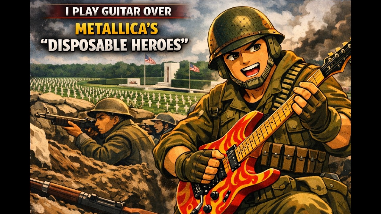 I Play Guitar Over Metallica’s “Disposable Heroes” | Guitar Cover