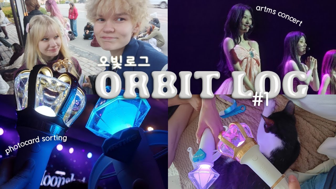 ARTMS Helsinki concert vlog, album unboxing, photocard sorting | 오빛로그ORBIT/OURII Log]