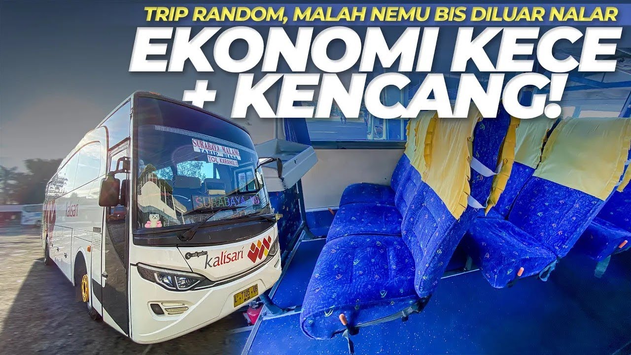 LUAR BIASA, BUS EKONOMI PALING MEWAH DI JALURNYA !! Trip Kalisari ATB Mercy 1526