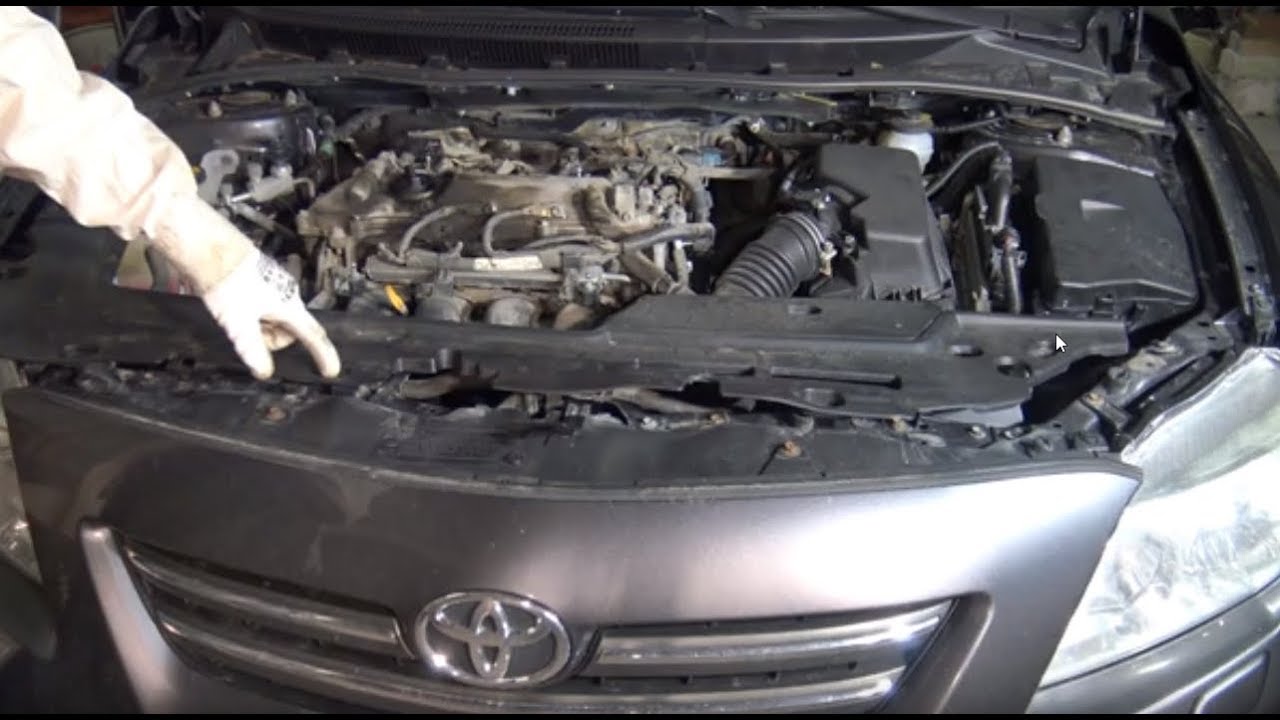 How to replace Radiator Toyota Corolla VVT-i. Years 2008 to 2018