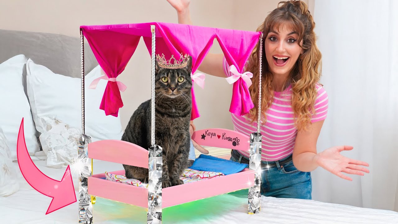 COSTRUISCO un LETTO di LUSSO per GATTI 😻💸🛏️ | MARTY E YUKO