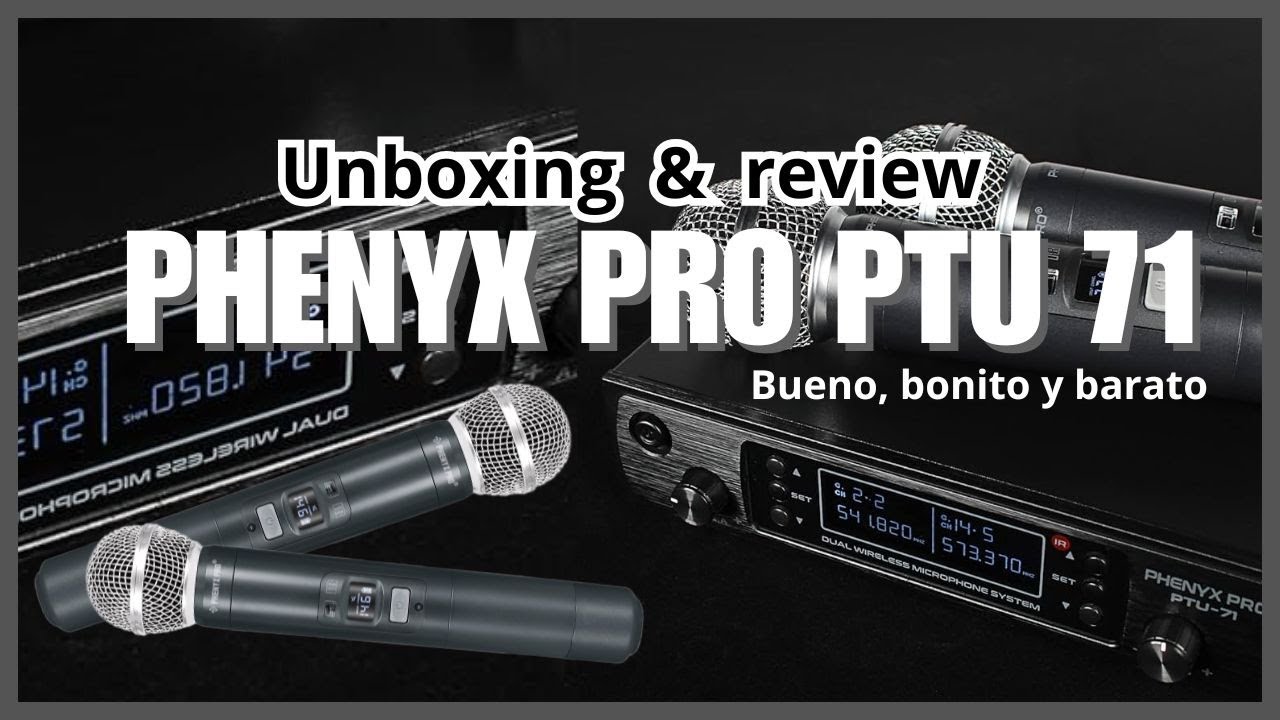 Microfono penyx Pro Ptu 71 - Unboxing, Test y Opinión