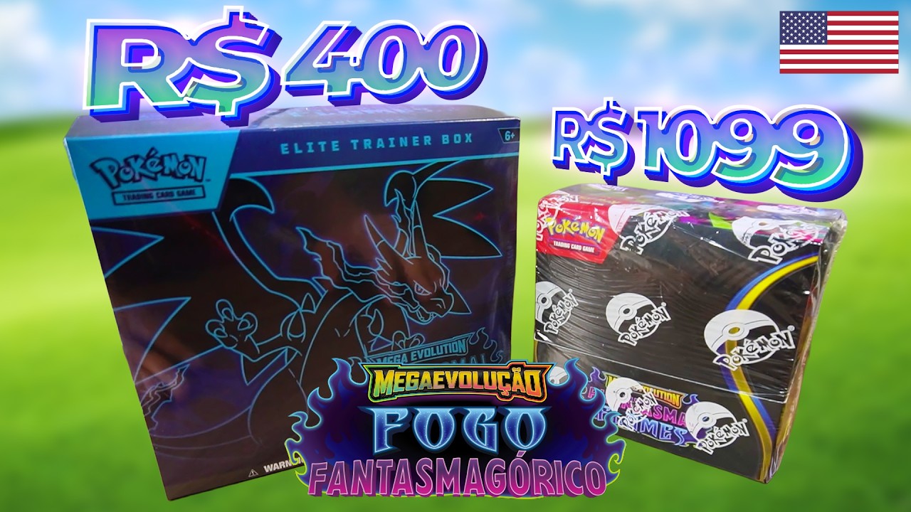 Eu Abri uma ETB e Booster Box de Fogo Fantasmagórico e achei ISSO!