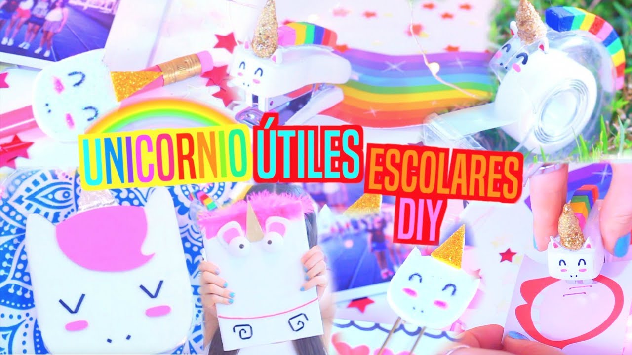 Útiles Escolares de Unicornio DIY's