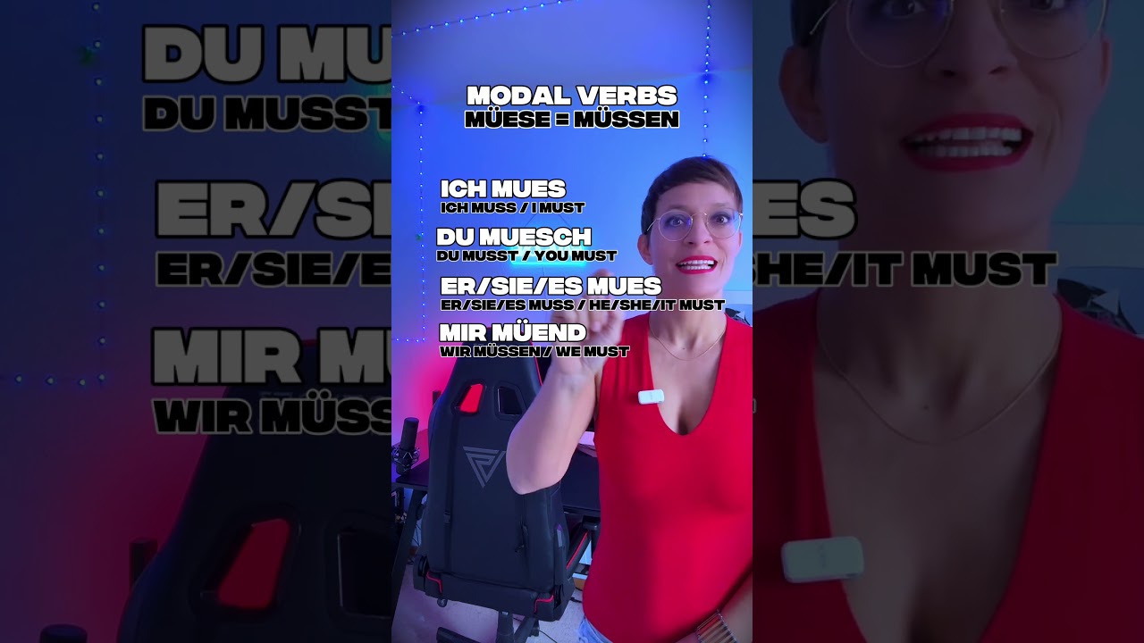 Conjugating Verbs in Swiss German 🙏 must - müese 