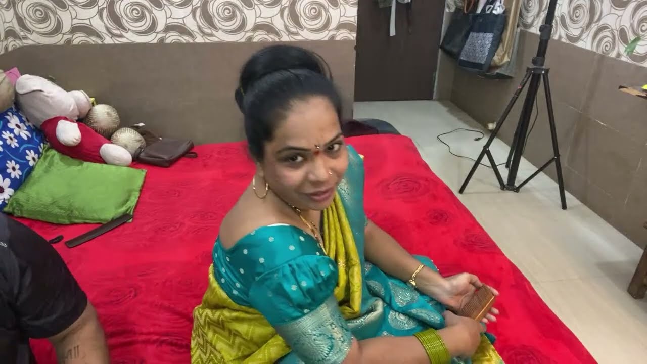 Meera's YouTube Live : Unbelievable Hair Bun & Hair Length : Live  Hair Styling & Fan Q&A