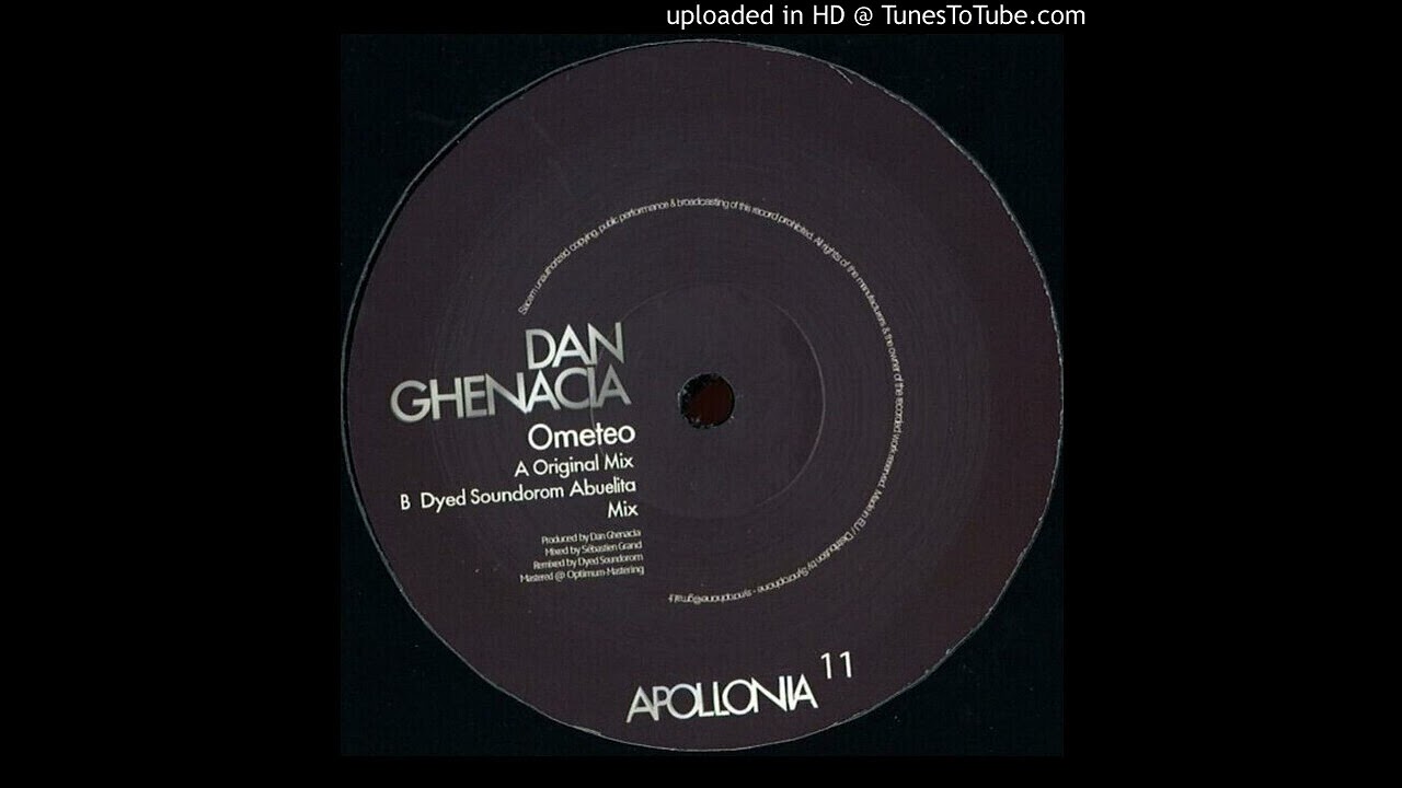 Dan Ghenacia - Ometeo (Dyed Soundorom Abuelita Mix)