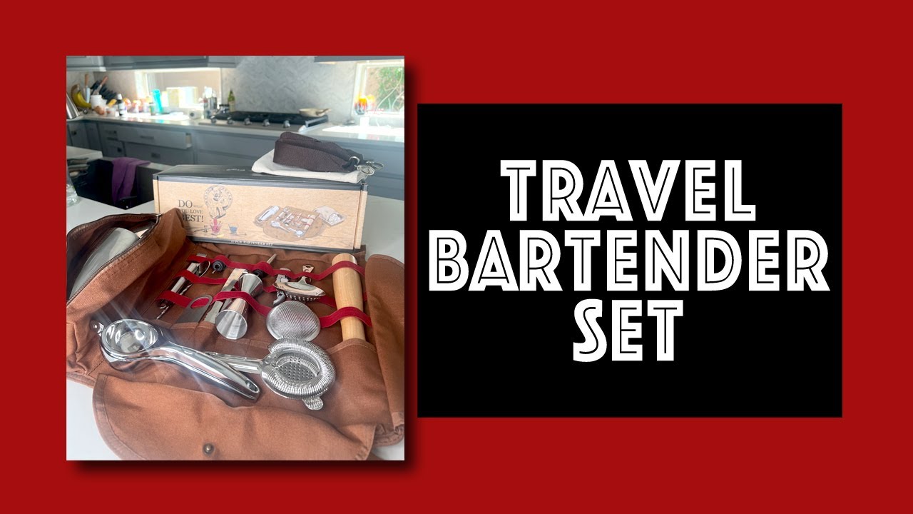 Mixology & Craft Travel Bartender Kit Bag