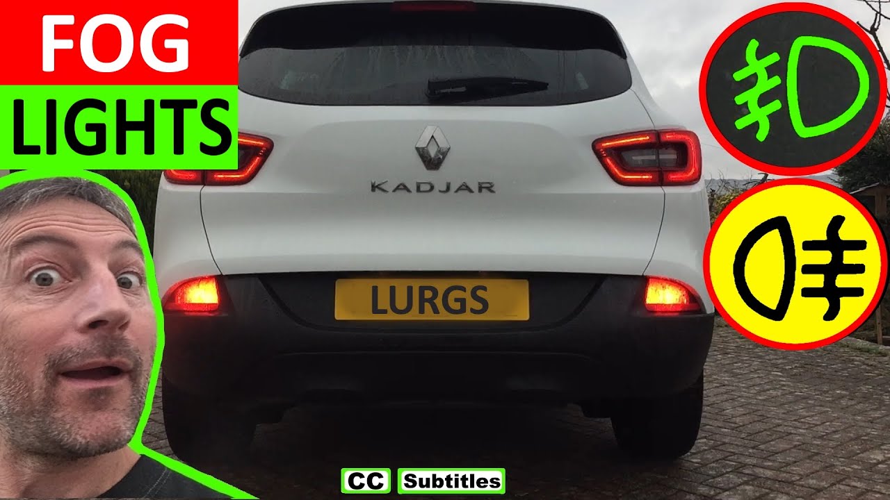 How to turn on Fog Lights on Renault Kadjar