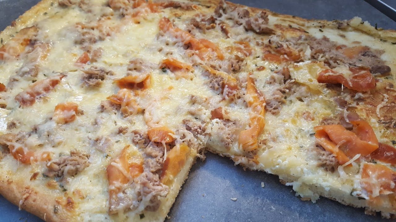 ♡♡ RECETTE DE PIZZA AU SAUMON ET THON ♡♡  ( CUISINE ERIKA )