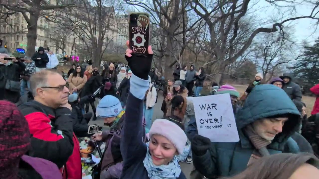 Twist And Shout- John Lennon's 45th Memorial at Strawberry Fields NYC 