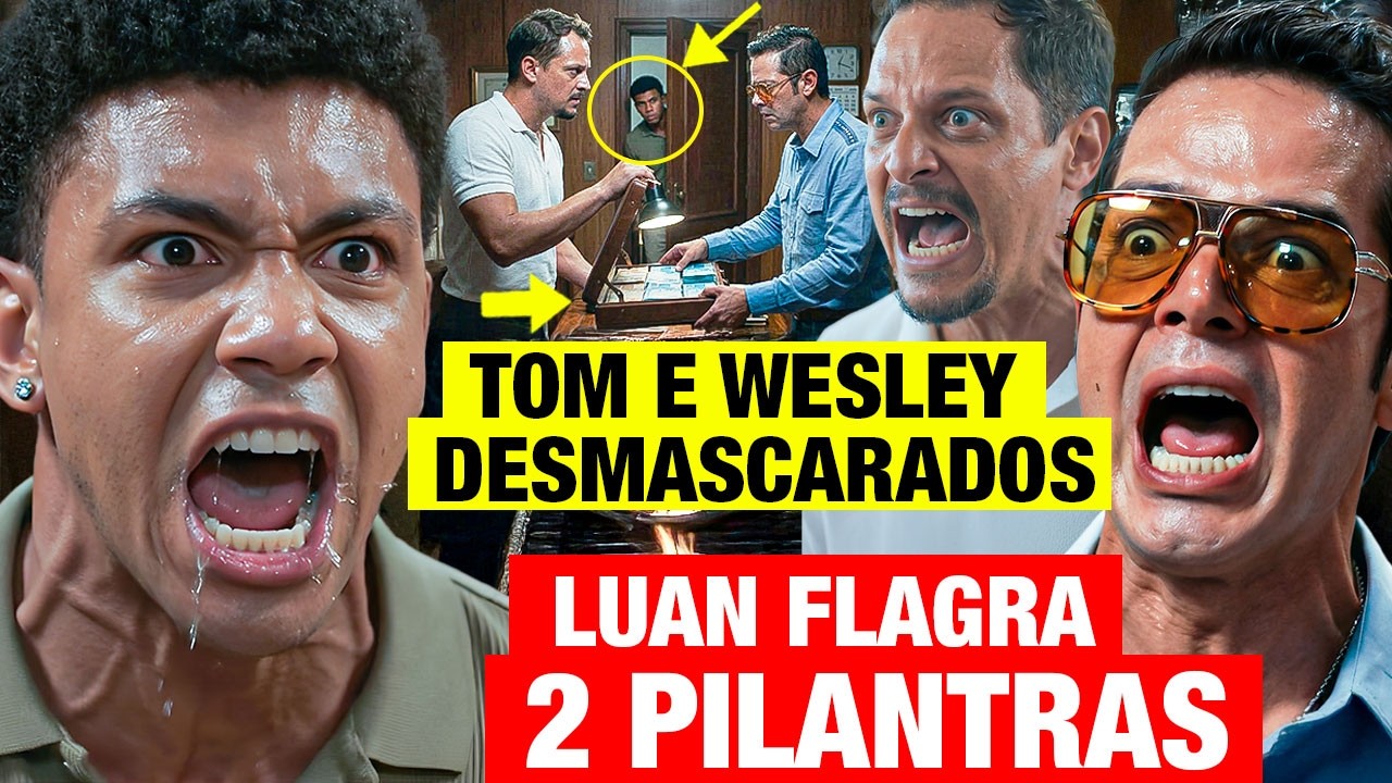 CORAÇÃO ACELERADO: SÁBADO - DESCOBRE PLANO DE TOM E WESLEY, DESMASCARA DOIS PILANTRAS!