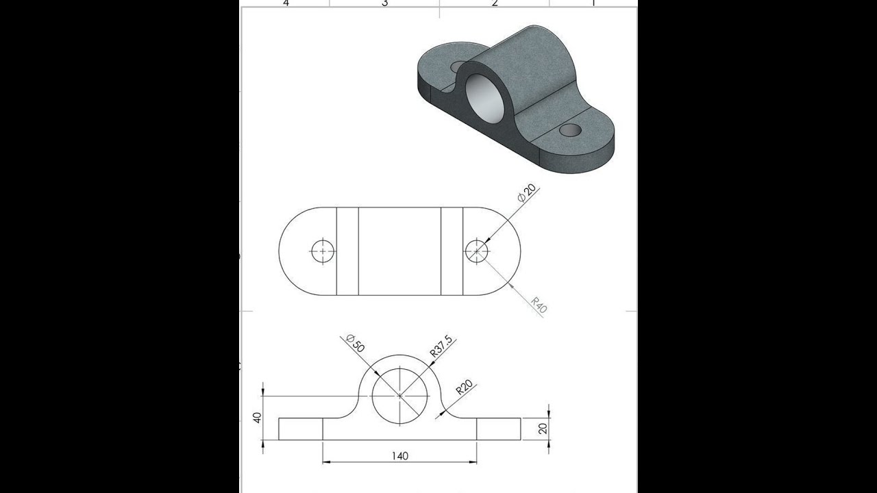 AutoCAD 3D modeling EX28