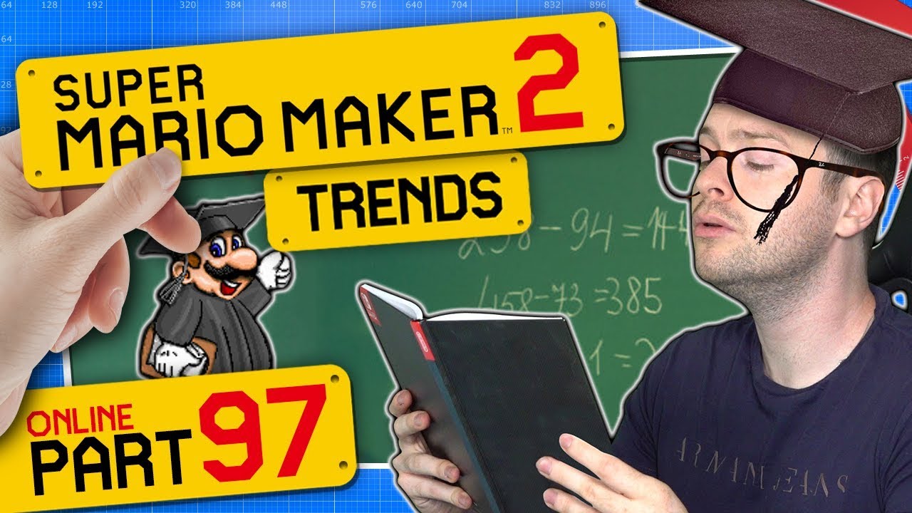 SUPER MARIO MAKER 2 ONLINE 👷 #97: Mario Maker Math Time, Bubble Meter & Ghost Racer