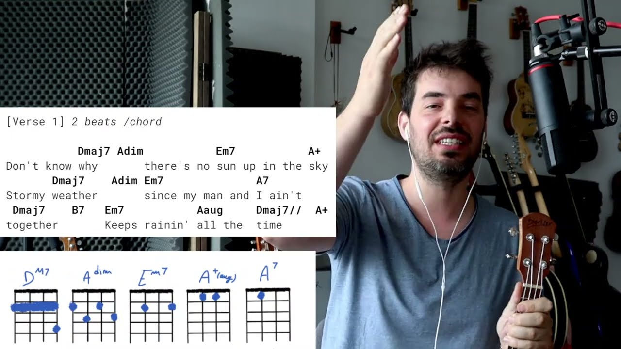 Stormy Weather - a jazzy vibe LIVE tutorial