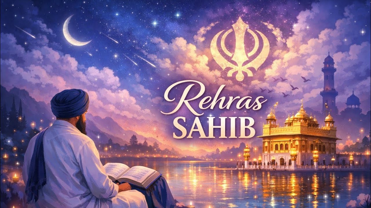 Rehras Sahib Full Path Evening Darbar Sahib