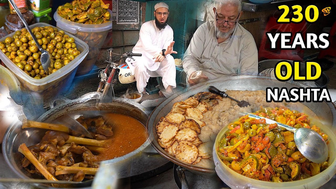 Food Since 200 Years in Lahore | Keetu Butt Siri Paye + Khadd + Zaban | Sufi Laal Din Halwa Purri