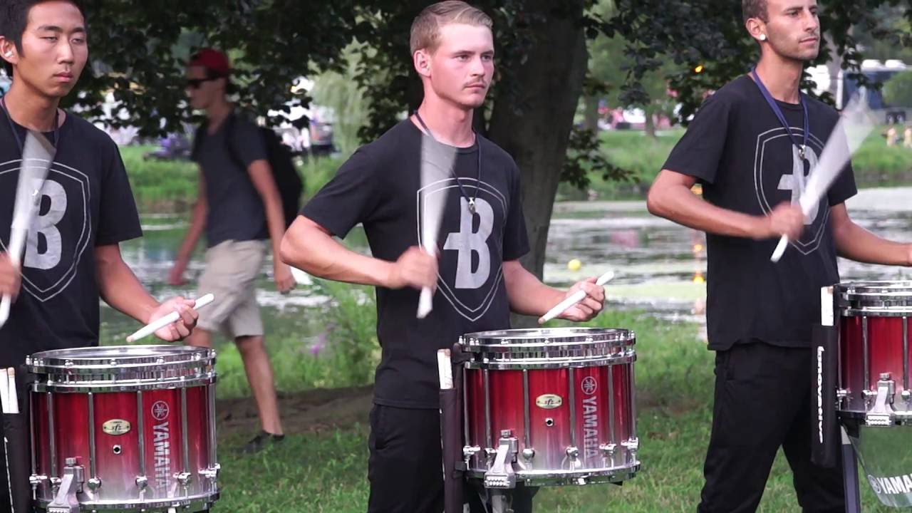 Bluecoats warmup - Allentown 2016 - In the lot