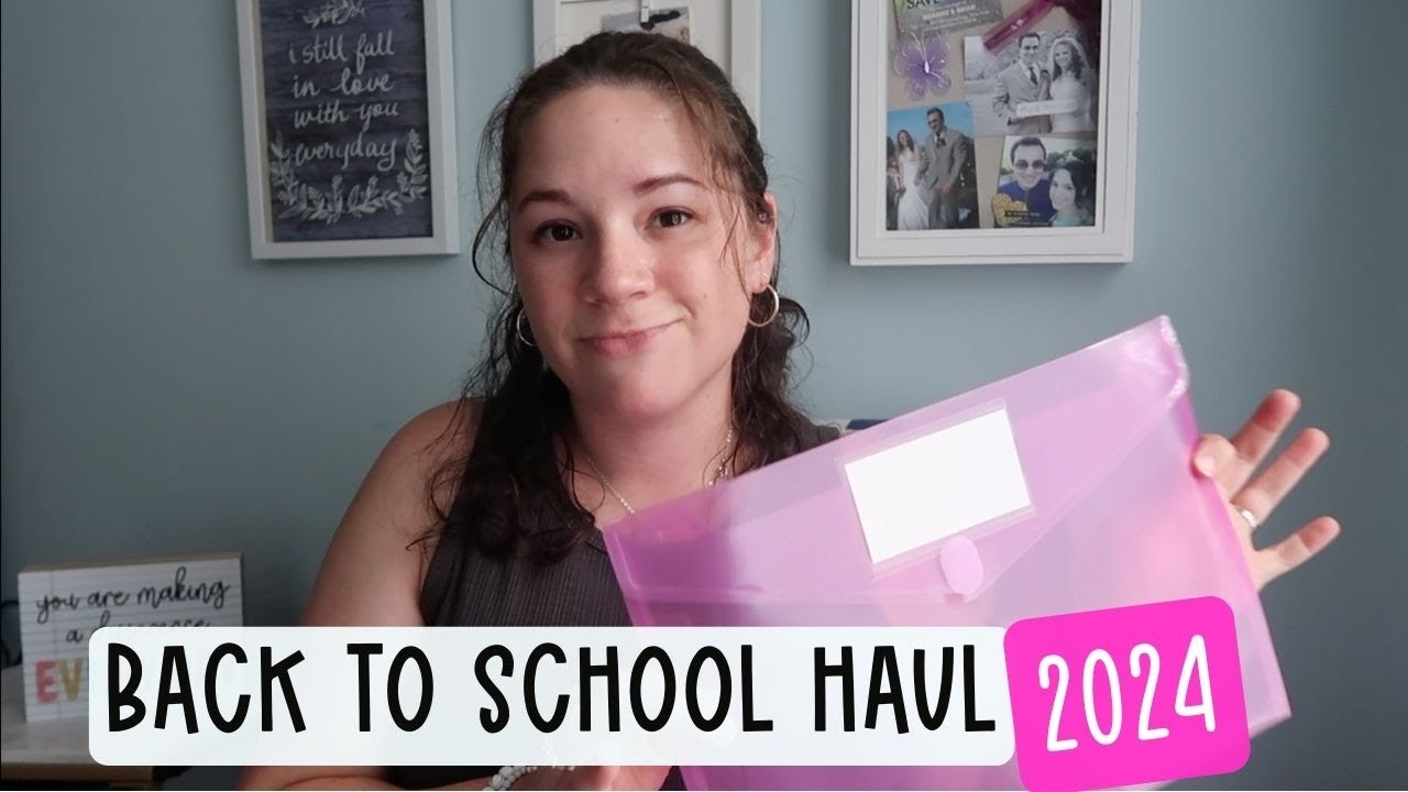 Back to School Haul 2024 - High School Math Teacher