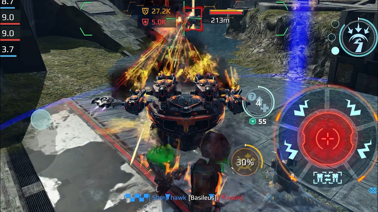 Comebacks, close calls, and the occasional carry | War Robots gameplay