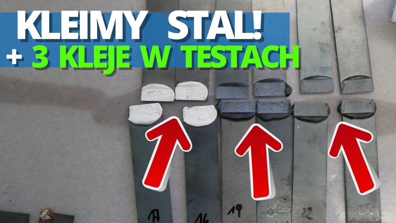 Silny klej do metalu (stal) - Mocny dow&oacute;d podczas rozrywania 🦾