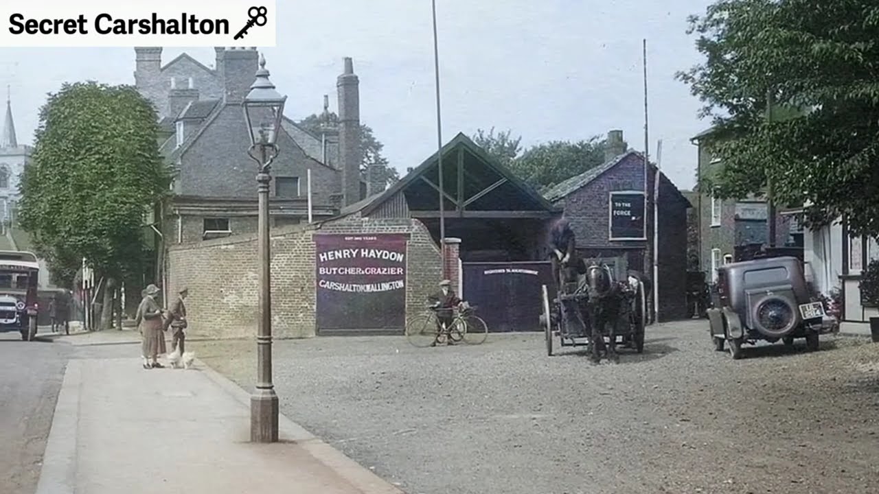 A closer look at this photo of Carshalton High Street in the 1930s