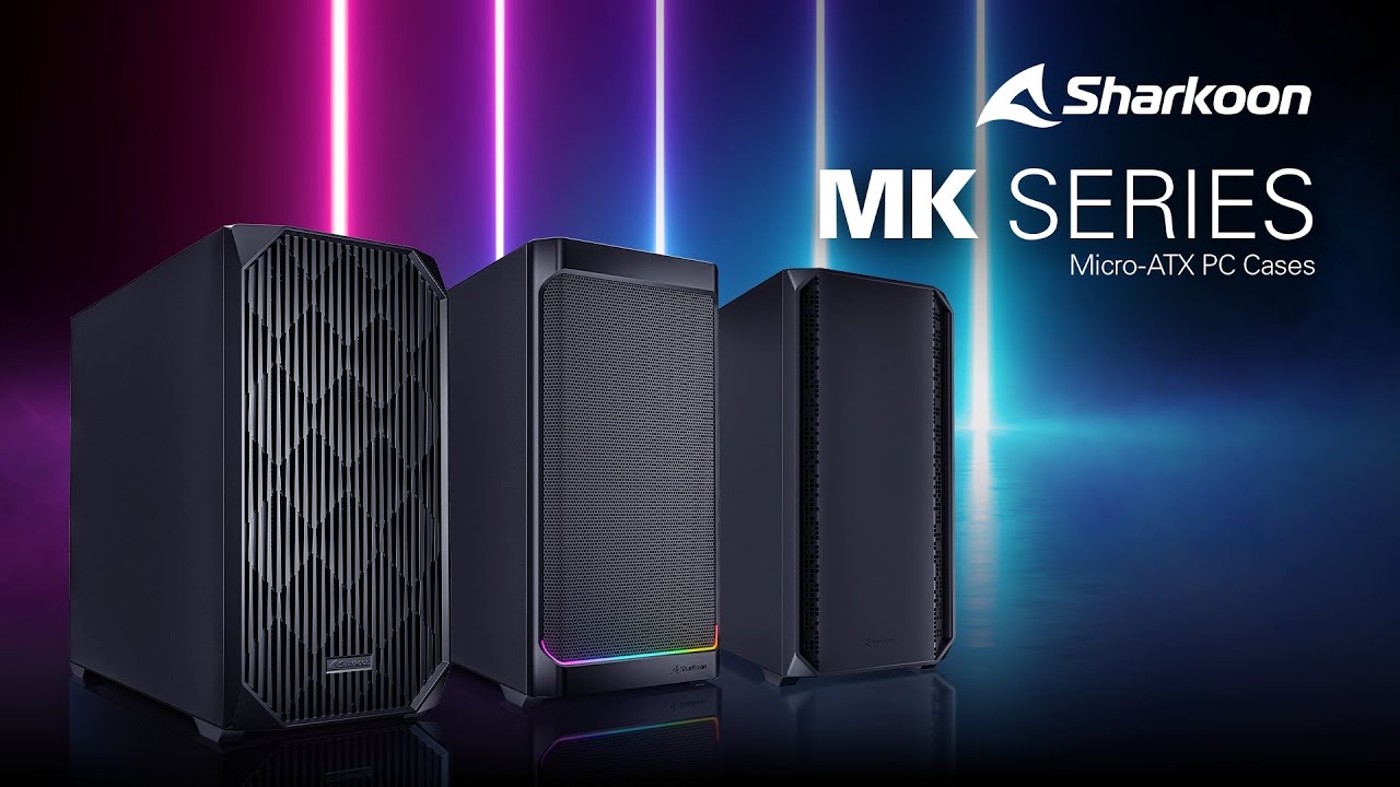 Sharkoon MK Series Micro-ATX PC Case