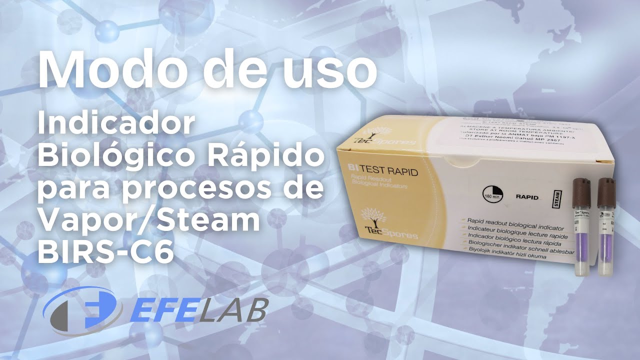 Cómo usar los Indicadores Biológicos Rápidos TecSpores® | Guía paso a paso