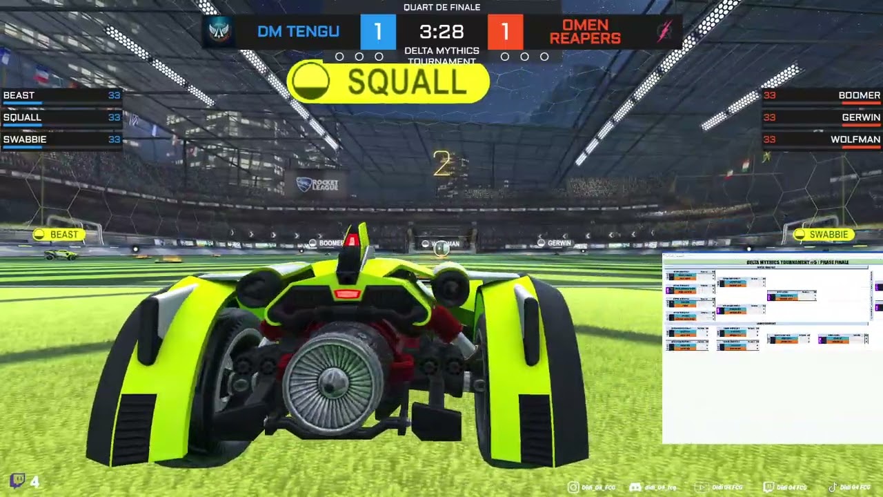 Rediffusion du tournoi DMT 5 cast