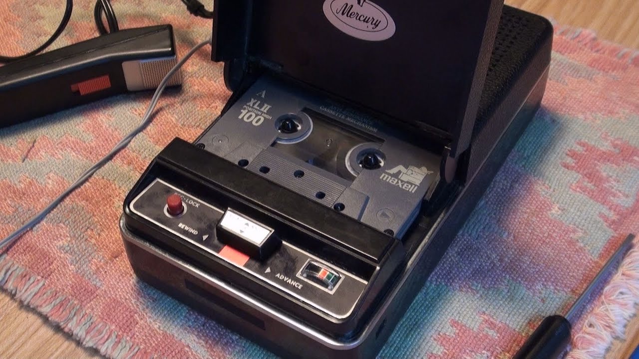 1966 Mercury TR 8000 Cassette Recorder (Philips EL-3301) Belt Replacement