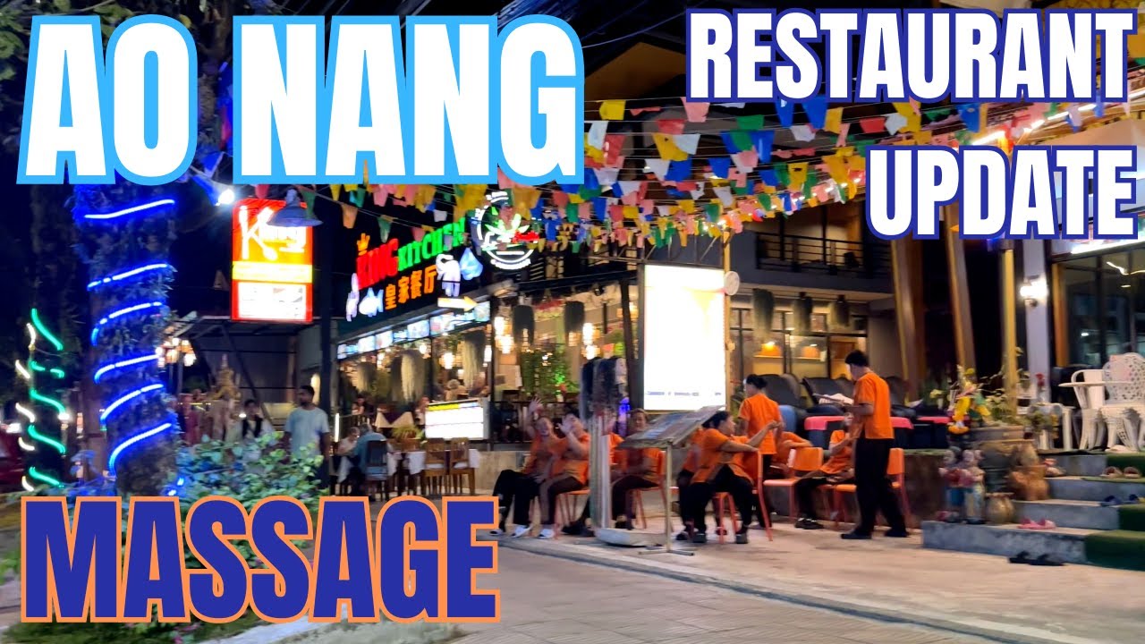 Exploring Restaurants and Shops - ao nang krabi thailand