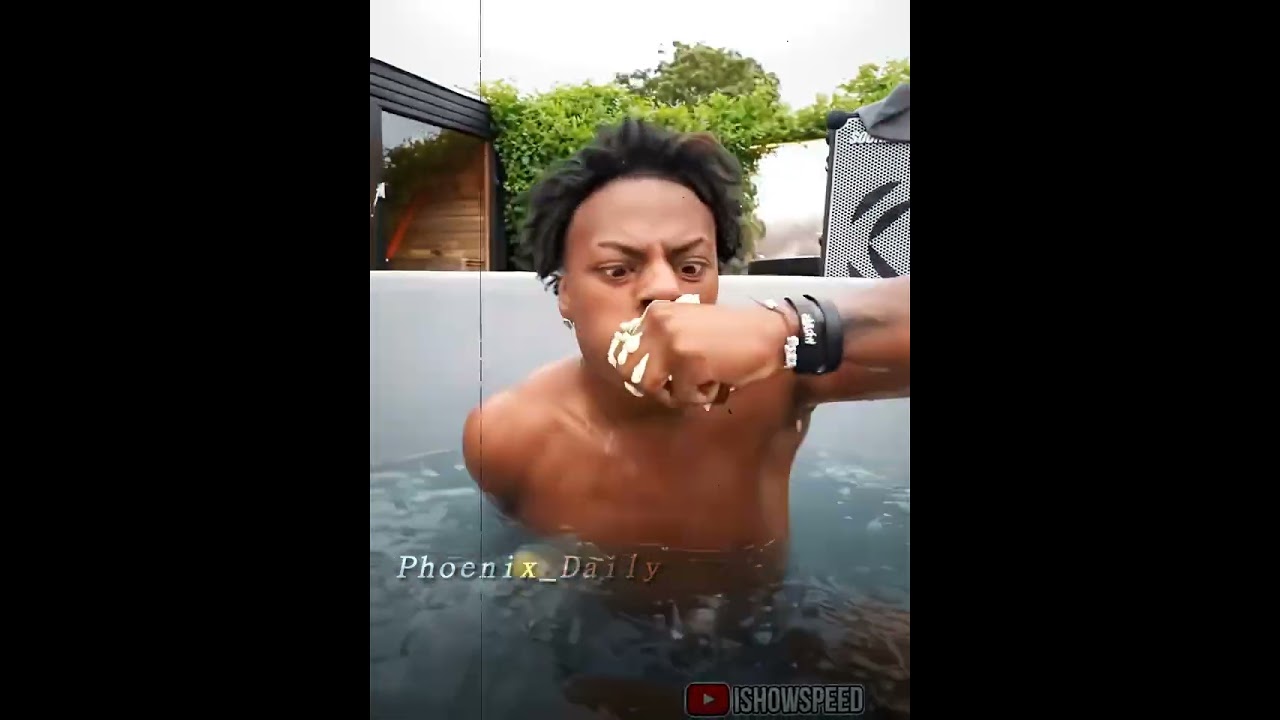 IShowSpeed Takes An Ice Bath 🧊😅