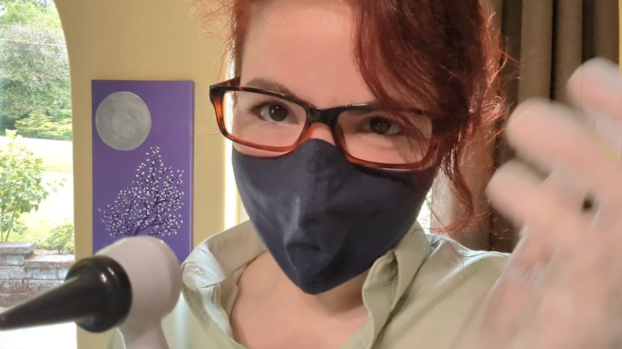 ASMR - Ear Cleaning, Exam and Observation Roleplay - Picking, Otoscope, Gloves, Fizzy Solution