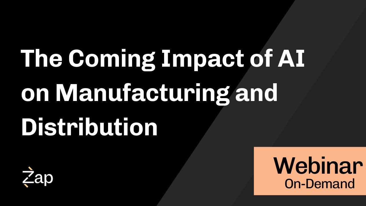 The Coming Impact of AI on Manufacturing and Distribution