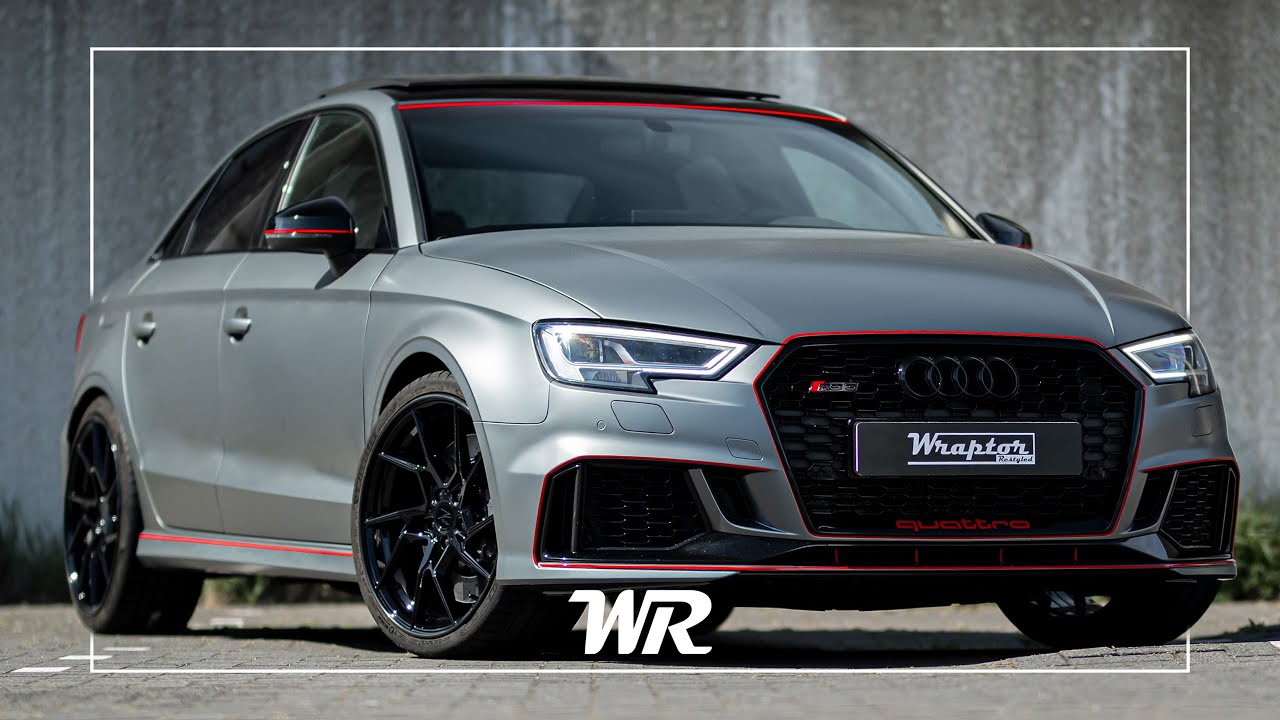 Wraptor - Audi RS3 Nardo Grey To AMG Grey Full Wrap