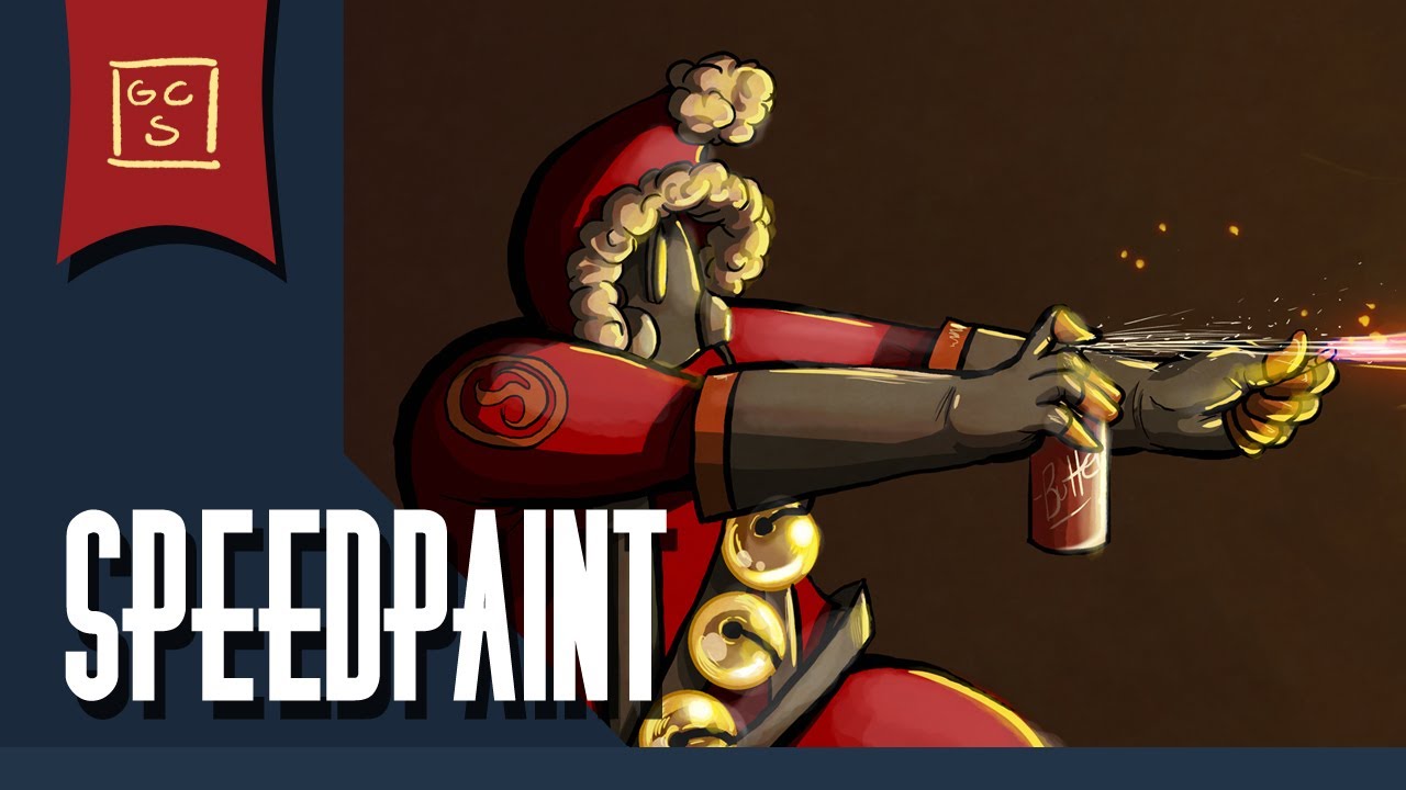 Butter Spray Blowtorch | Team Fortress 2 Speedpaint
