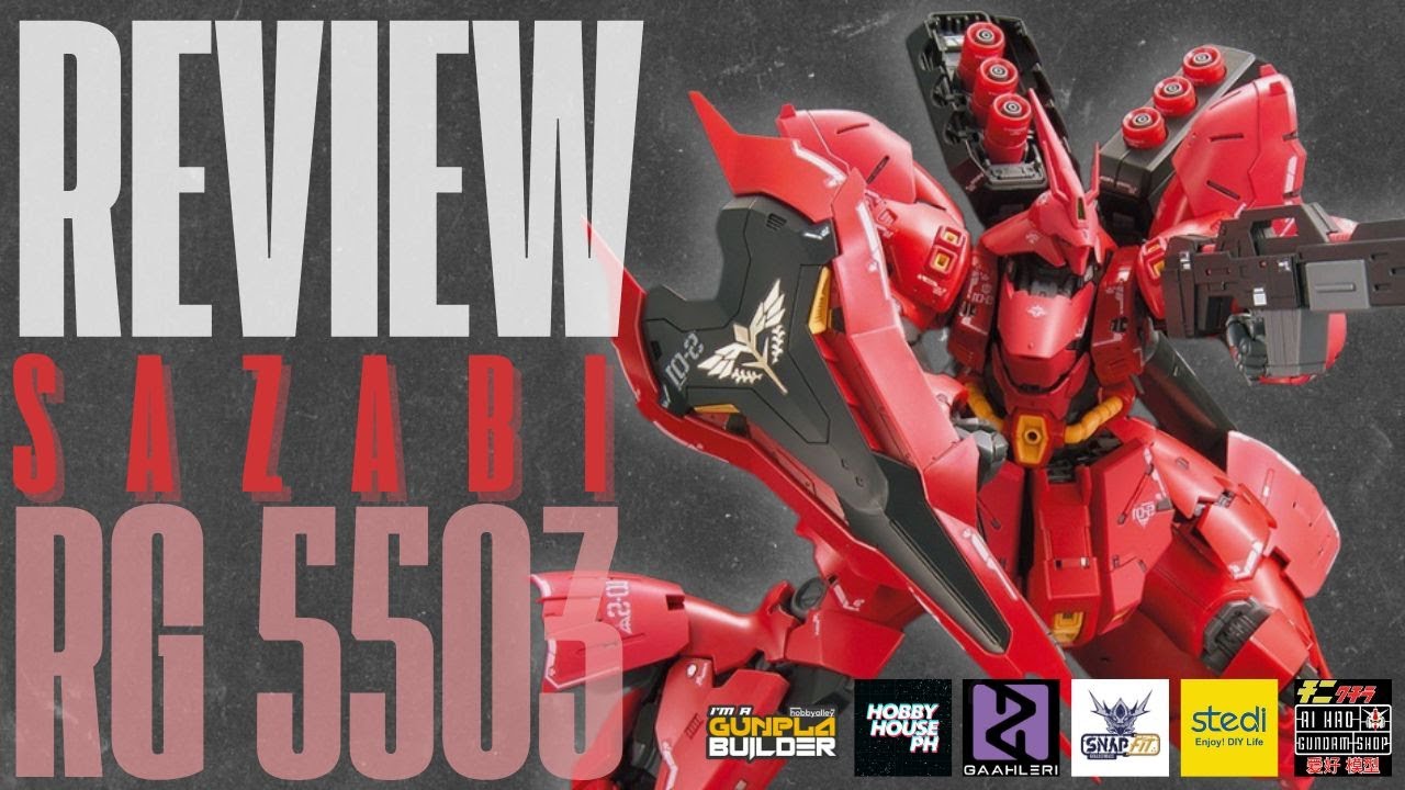 МОДЕЛЬ СИХАЙ | Обзор RG5503 SAZABI #gunpla #gundam #bootleggundam #sazabi