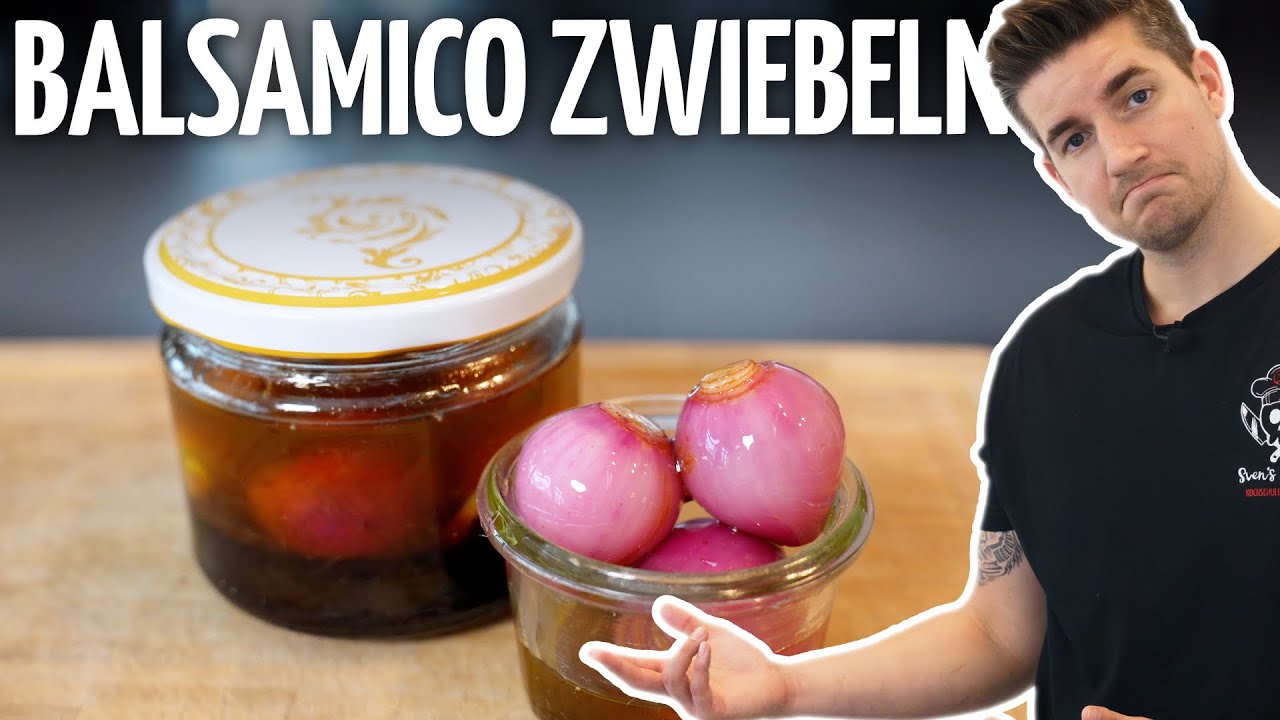 Meine Gäste lieben DIESE eingelegten BALSAMICO ZWIEBELN!