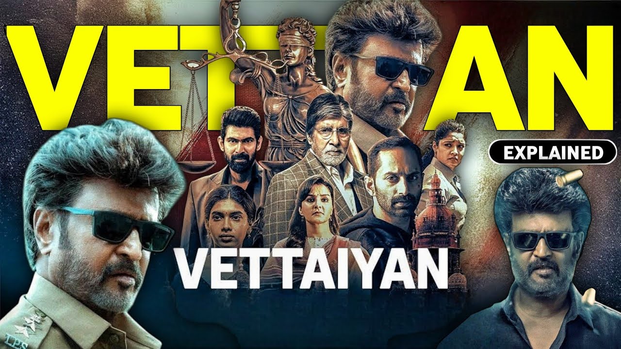 Vettaiyan (2024) Movie Explained In Hindi || Vettaiyan Movie Ending Explained In Hindi | MOVIES TIME