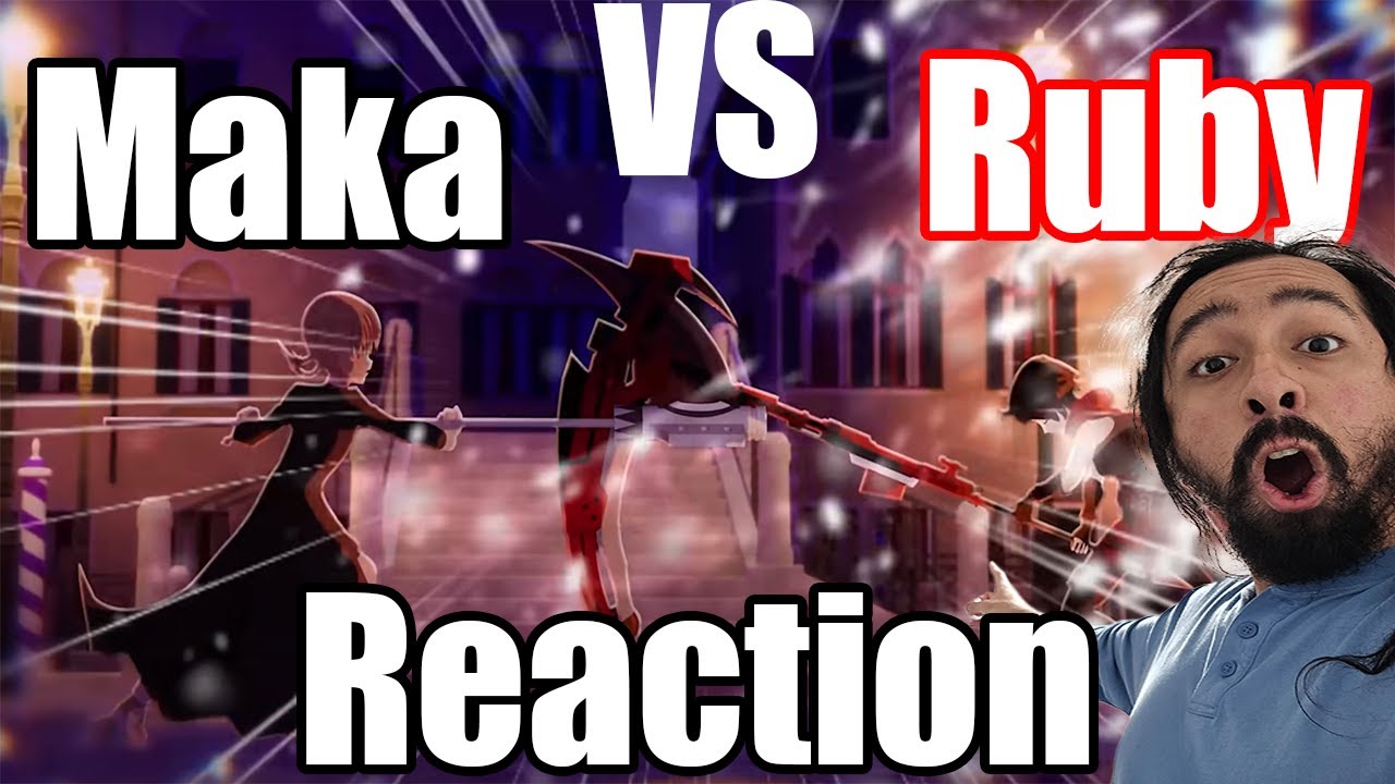 GEEPERS REAPERS | Reaction to Ruby Rose VS Maka Albarn (RWBY VS Soul Eater) DEATH BATTLE!