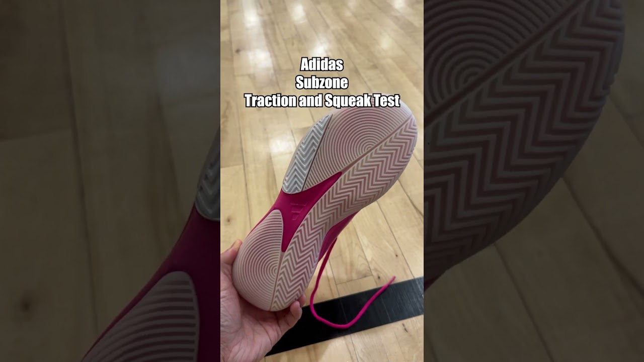 Adidas Subzone Traction and Squeak Test #adidas #adidasbasketball
