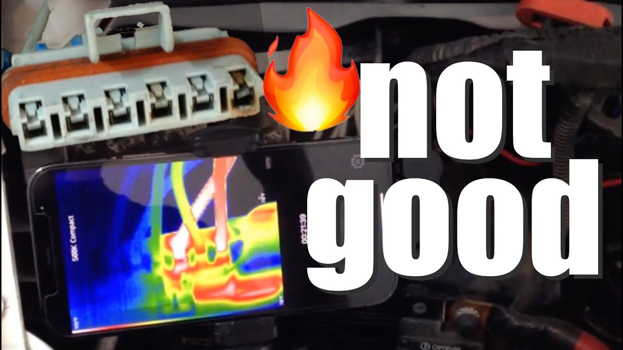 Экспресс / Савана Пожарная опасность: Жгут резистора вентилятора *С показаниями температуры*