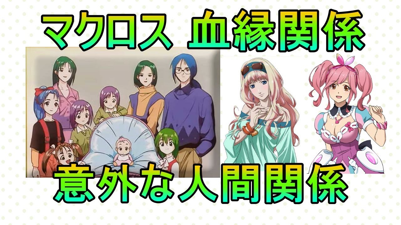 【マクロス】血縁関係・意外な人間関係 まとめ