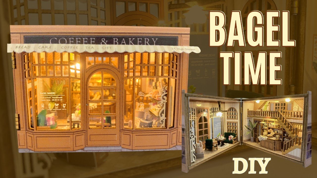 Bagel Time DIY Cuteroom Miniature Dollhouse Kit