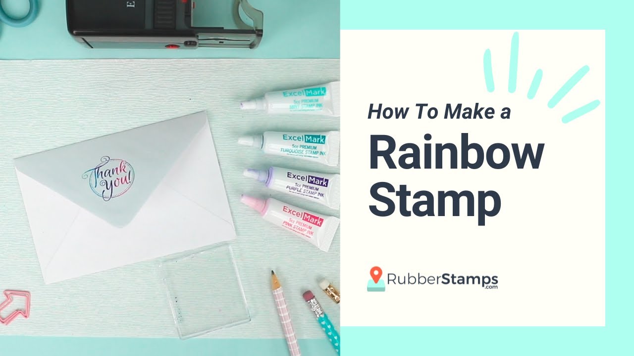 How to Stamp with Multiple Colors