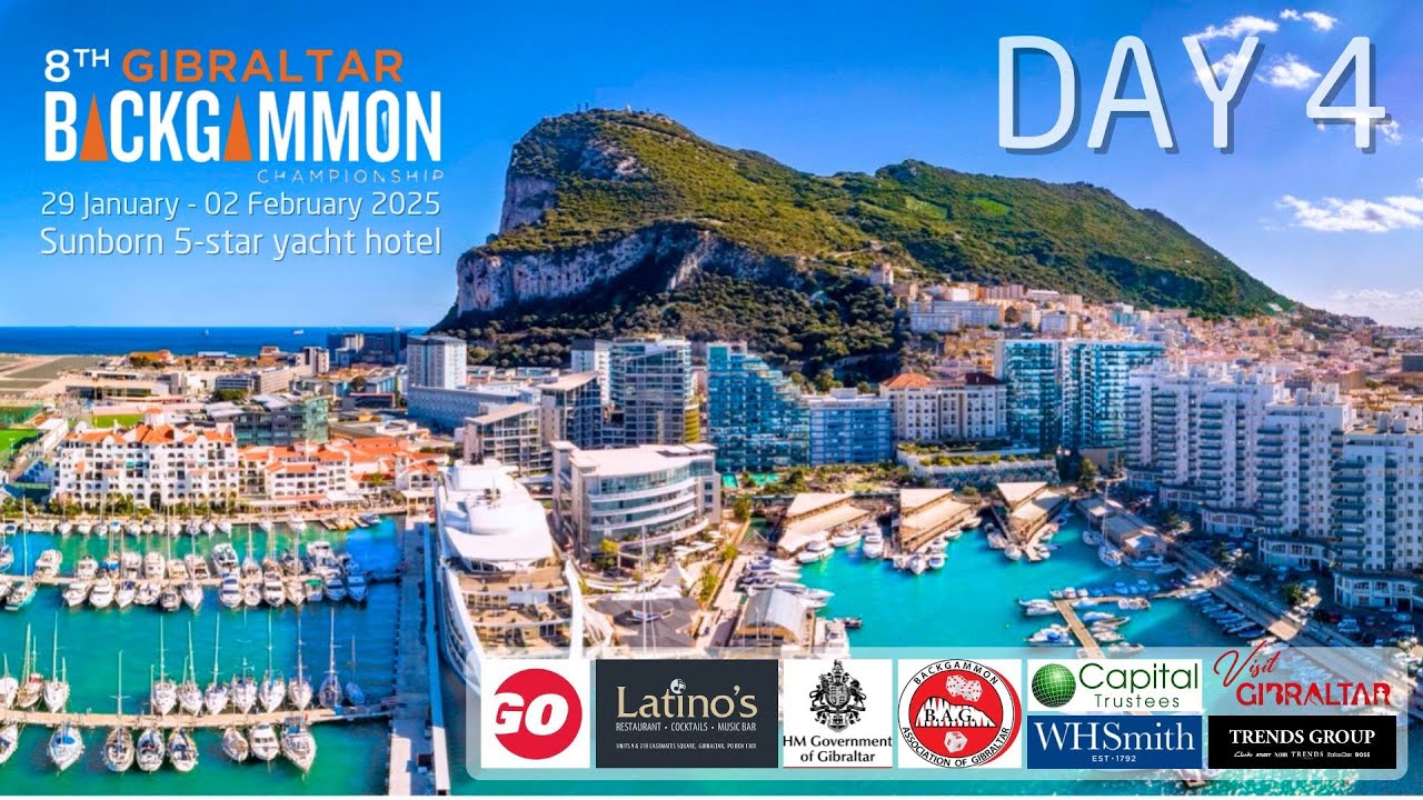 8th Gibraltar Backgammon Championship - Day 4 Evening