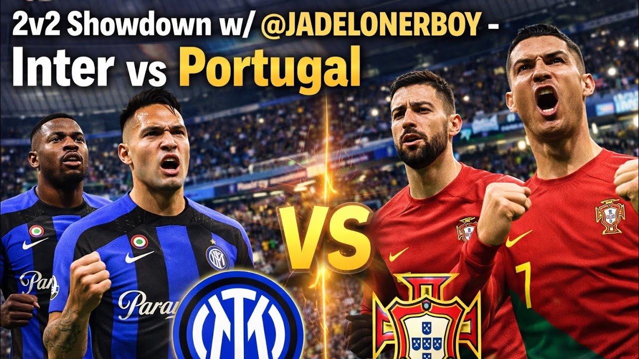 2v2 Showdown w/ @jADELONERBOY – Inter vs Portugal