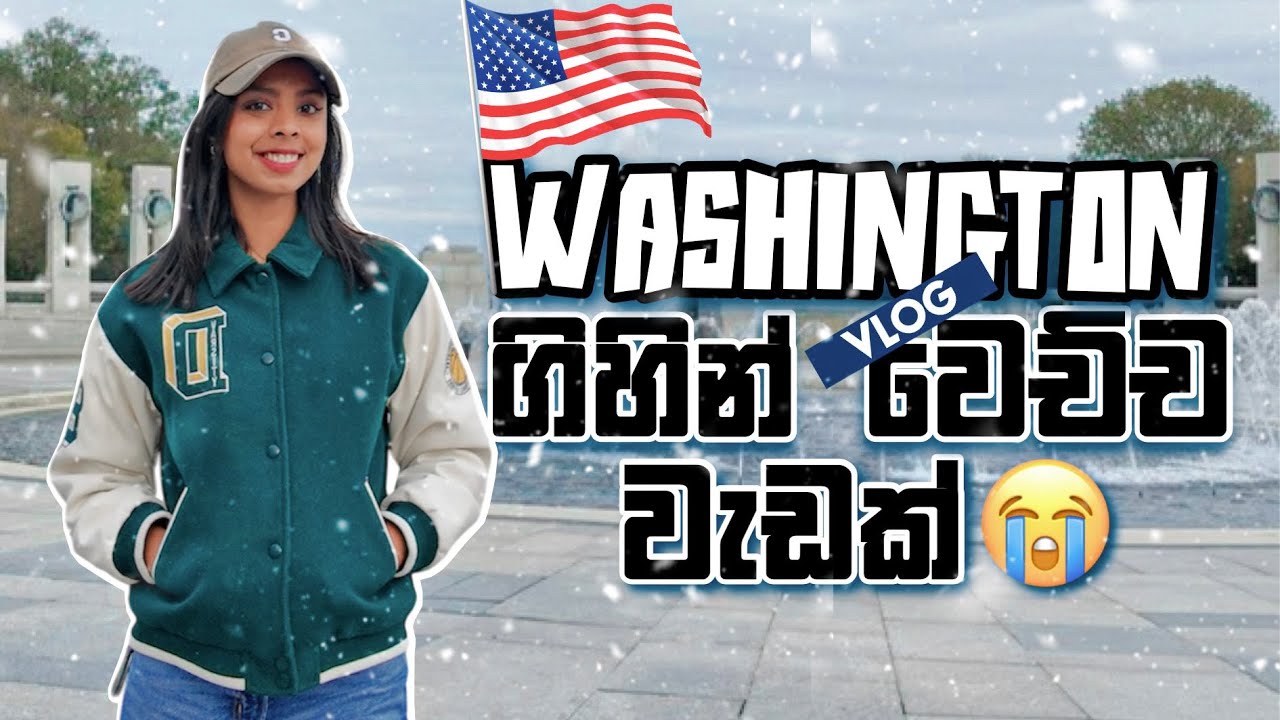 මම Washington ගියා 🤍 | First Time Shopping In USA 🇺🇸| සිංහල Vlog 💕