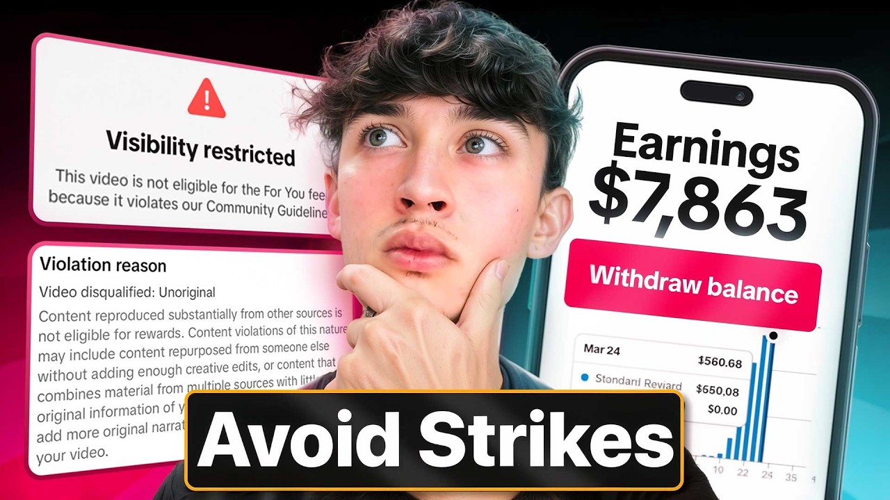How To Avoid Demonetisation On TikTok (Creator Rewards Program)